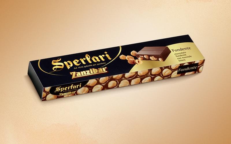 Sperlari Zanzibar Dark Chocolate, Zanzibar Fondente, 17.5 oz 500g