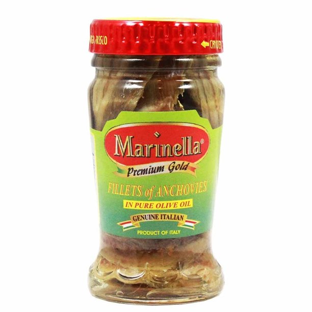 Marinella Anchovies in Pure Olive Oil, 3.5 oz | 90g