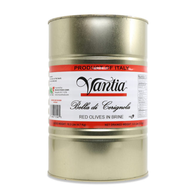 Vantia Red Cerignola Olives, 5.5 lbs | 2.5 kg