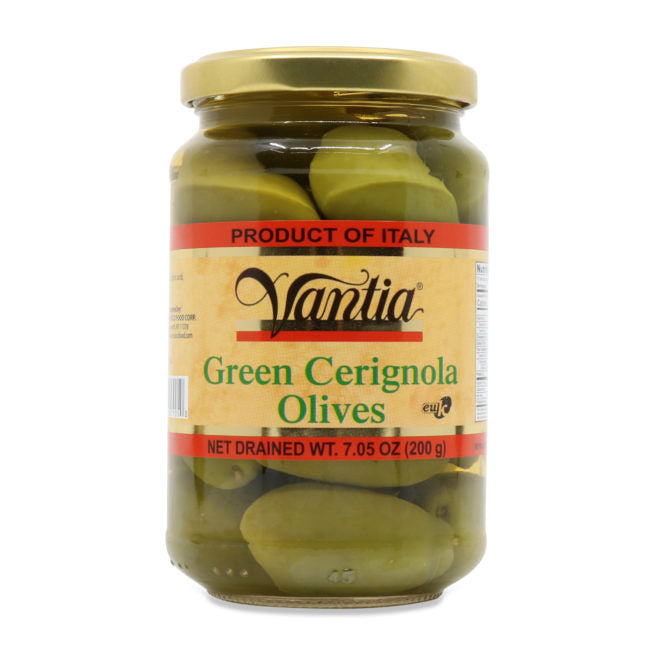 Vantia Green Cerignola Olives, 7.05 oz