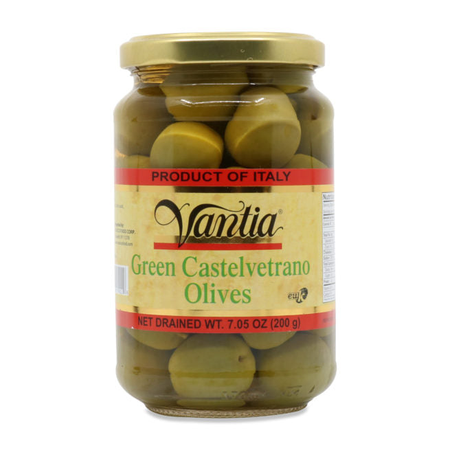 Vantia Green Castelvetrano Olives, 7.05 oz | 200g