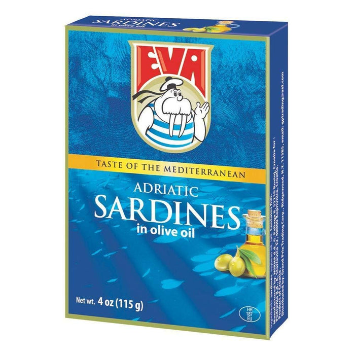 Podravka Eva Sardines in Olive Oil, 4 oz | 115g