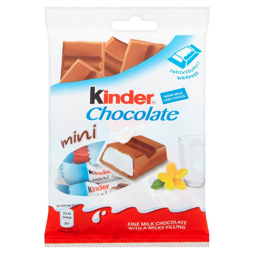 Kinder Mini Chocolate Pouch, 120g - 19pc