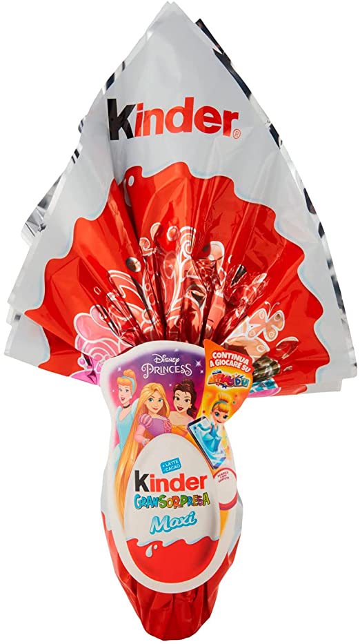 Kinder Gran Sorpresa Maxi Lei (Girl) Chocolate Easter Egg, 7.76 oz | 220g