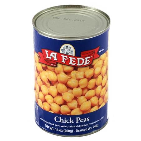 La Fede Italian Chickpeas, Garbanzano Beans, 14 oz | 400g Can