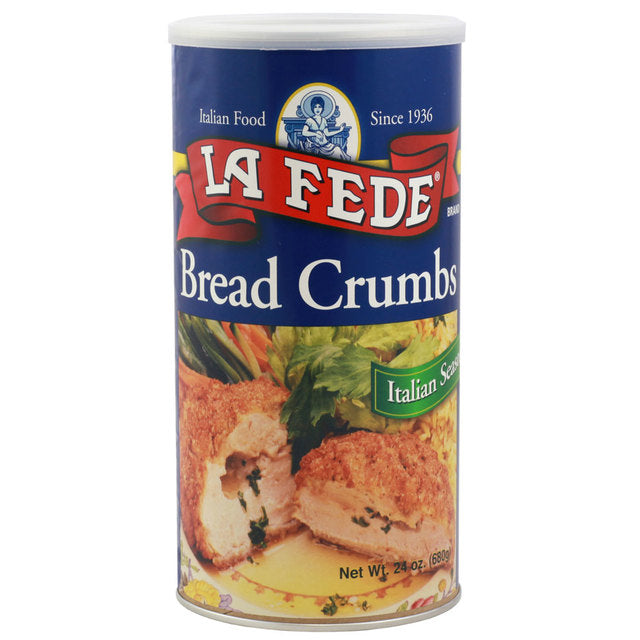 La Fede Italian Seasoned Bread Crumbs, 24 oz