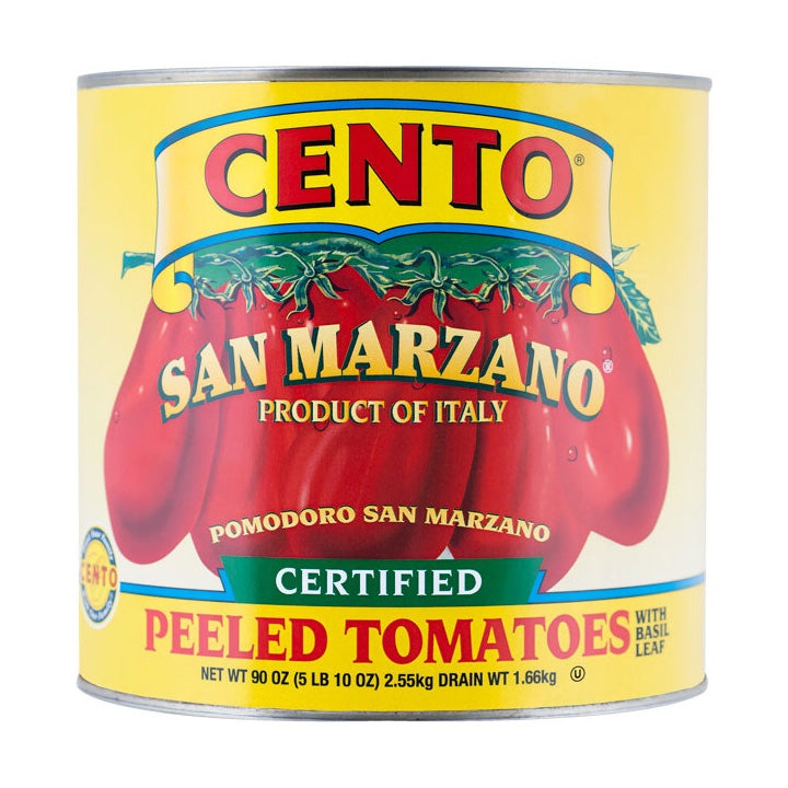 Cento San Marzano Certified Italian Peeled Tomatoes, 90 oz | 2.5 kg