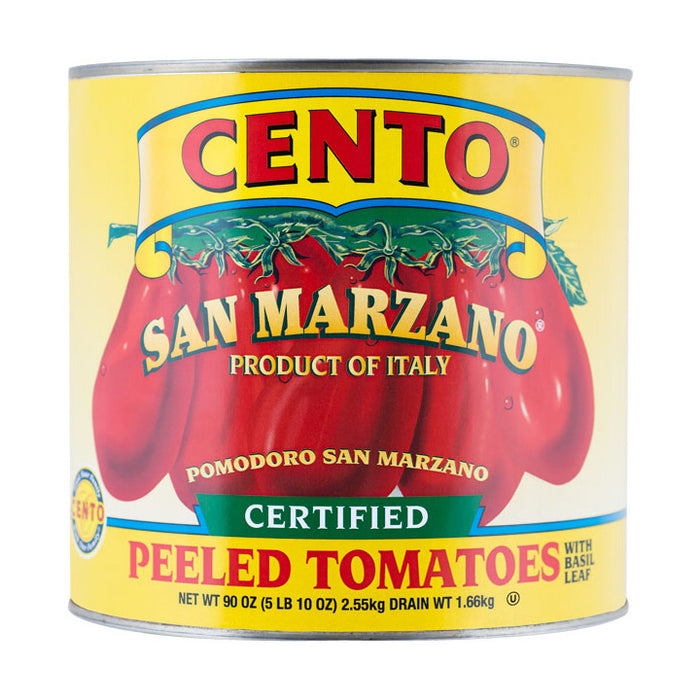 Cento San Marzano Certified Italian Peeled Tomatoes, 90 oz | 2.5 kg