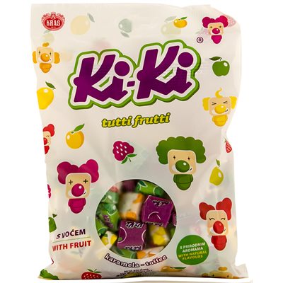Kras Ki-Ki Assorted Fruit Toffee, 14.1 oz | 400g