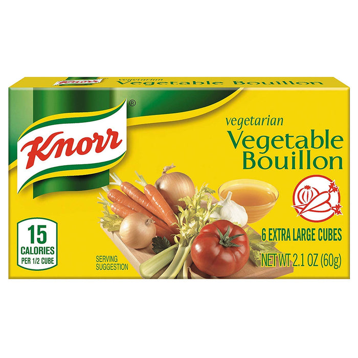 Knorr Cube Bouillon, Vegetable, 2.1 oz, 6 count