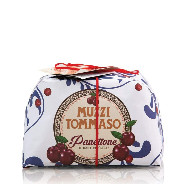 Muzzi Panettone with Fabbri Amarena Cherries, 17.65 oz | 500g