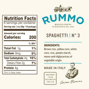 Rummo Gluten Free Spaghetti, #3, 12 oz | 340g