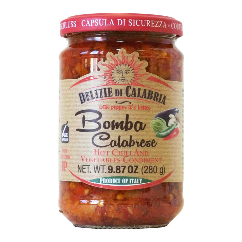 Delizie di Calabria Bomba Calabrese Italian Hot Sauce Spread 9.87 oz | 280g