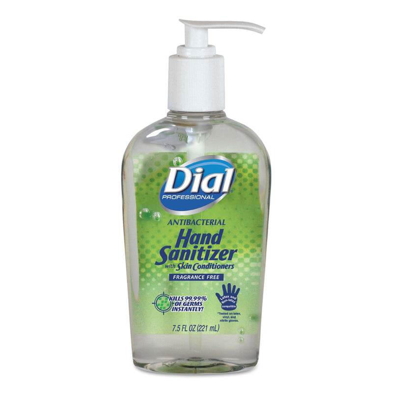 Dial Antibacterial Instant Hand Sanitizer - Fragrance Free, 7.5 Ounce
