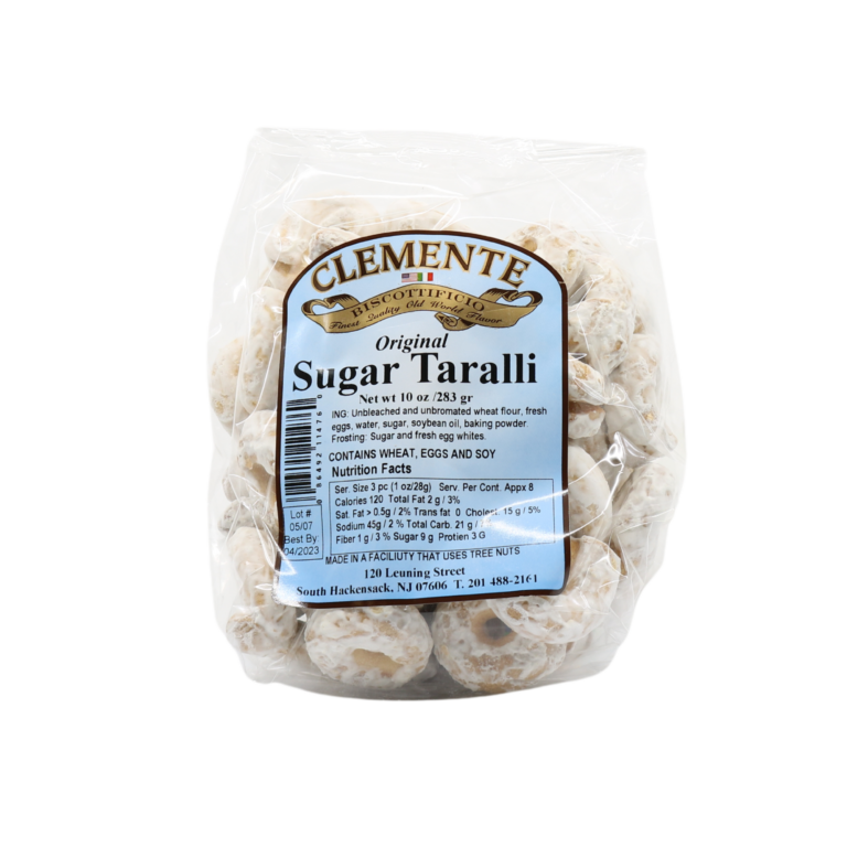 Clemente Biscottificio Original Sugar Taralli — Piccolo's
