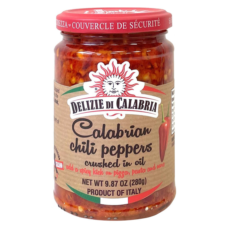 Delizie Di Calabria Calabrian Chili Peppers, 9.87 oz | 280g