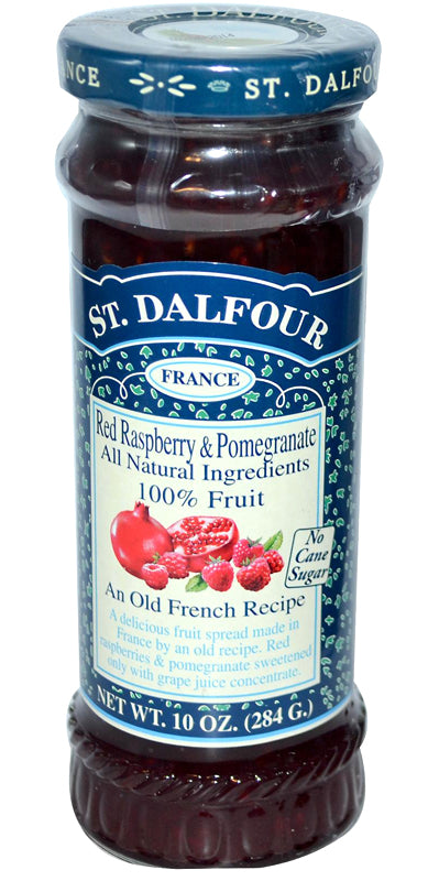 St. Dalfour Red Raspberry & Pomegranate Fruit Spread 10oz