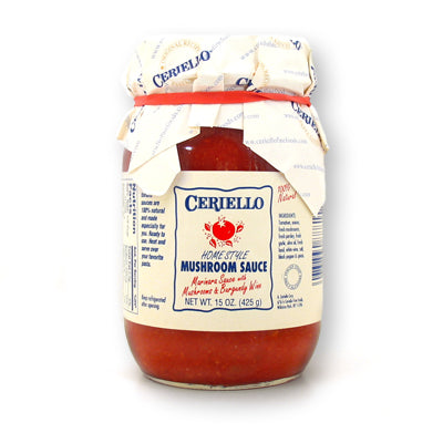 Ceriello Mushroom Sauce, 15 oz | 425g