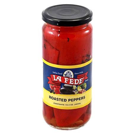 La Fede Roasted Peppers, 15.2 oz | 430g