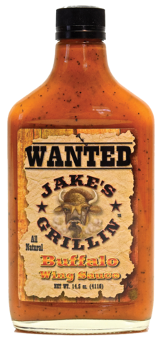 Jake's Grillin' Buffalo Wing Sauce, 14.5 oz