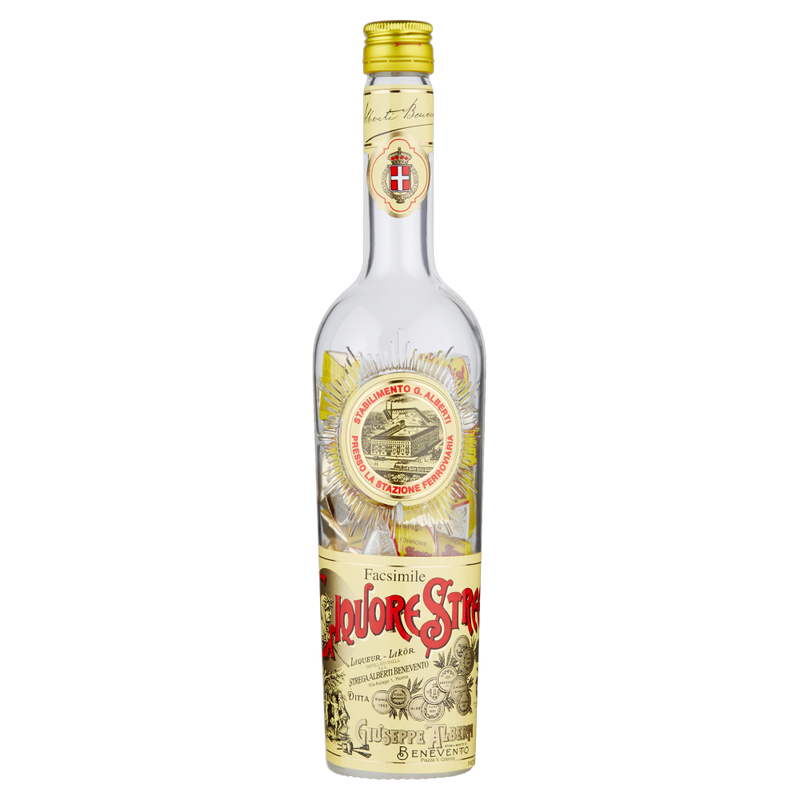 Strega Mini Hard Nougat, Torroncini Bottle,  350g
