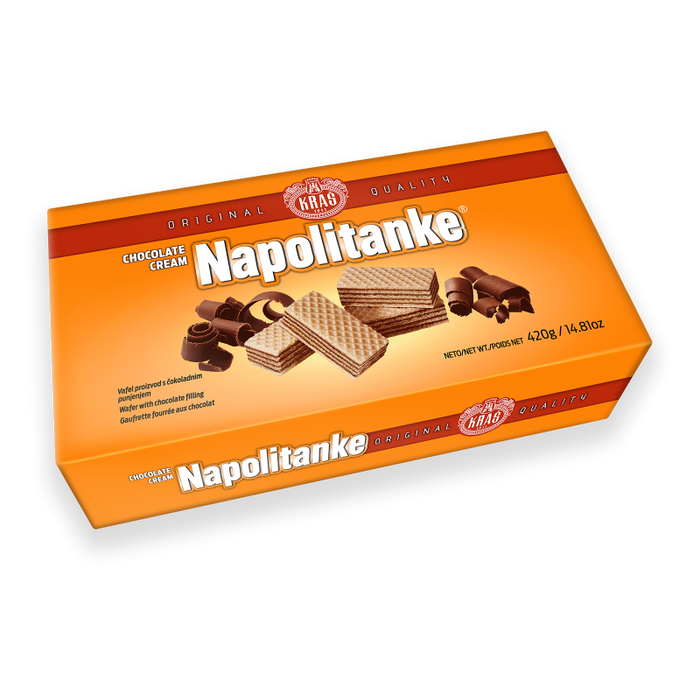 Kras Napolitanke Chocolate Cream Wafers, 420g