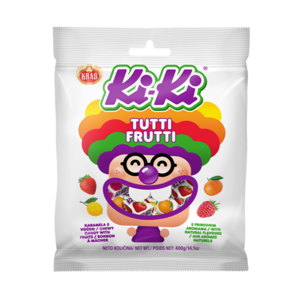 Kras Ki-Ki Tutti Frutti, 14.1 oz | 400g