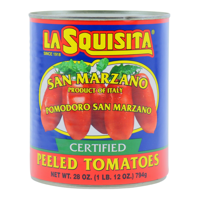 La Squisita San Marzano Italian Peeled Tomatoes, 1 lb 12 oz. | 28 oz Can