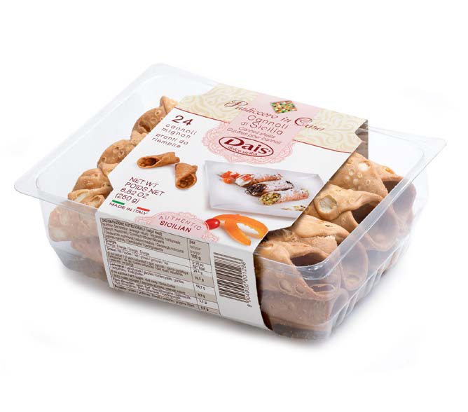 Dais Small Sicilian Cannoli Shells, 8.8 oz | 250g