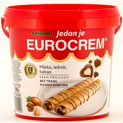 SWISSLION Eurocrem Hazelnut Spread, 35.27 oz | 1000g tub