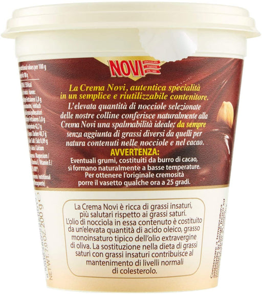 Novi CremaNovi Hazelnut Cream 45% Chocolate Hazelnuts, 200g