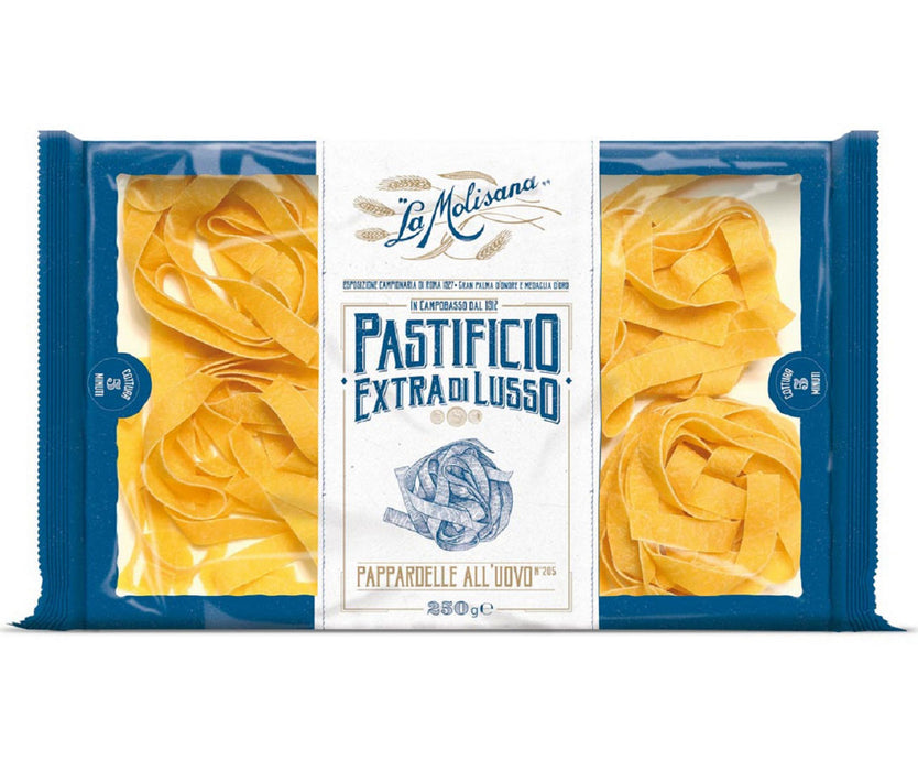 La Molisana Pappardelle Egg Pasta, 8.8 oz | 250g
