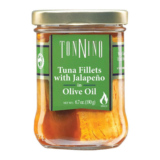 Tonnino Tuna Fillets with Jalapeno in Olive Oil - 6.7 oz