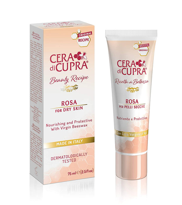 Cera di Cupra Rosa Face Cream, Dry Skin Formula, 2.5 oz | 75 ml