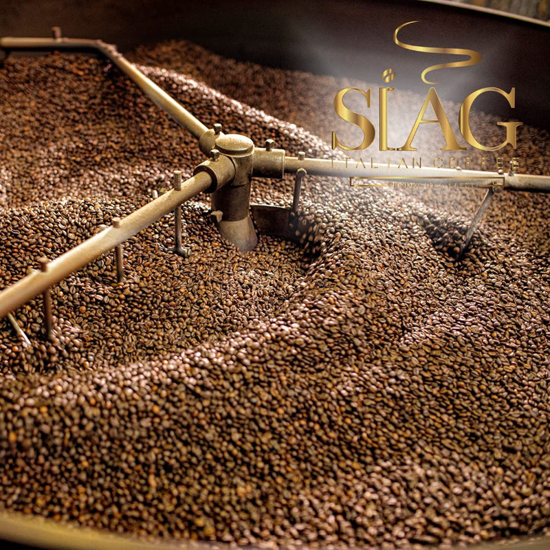 Siag Italian Coffee 150 Ese Pods Espresso in Filter Paper - 50% Arabica and 50% Robusta -Blended and Roasted in Italy - Miscela ORO Cremoso