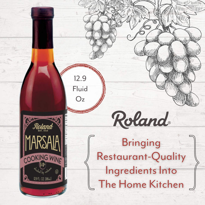 Roland Marsala Cooking Wine, 12.9 oz | 381 ml