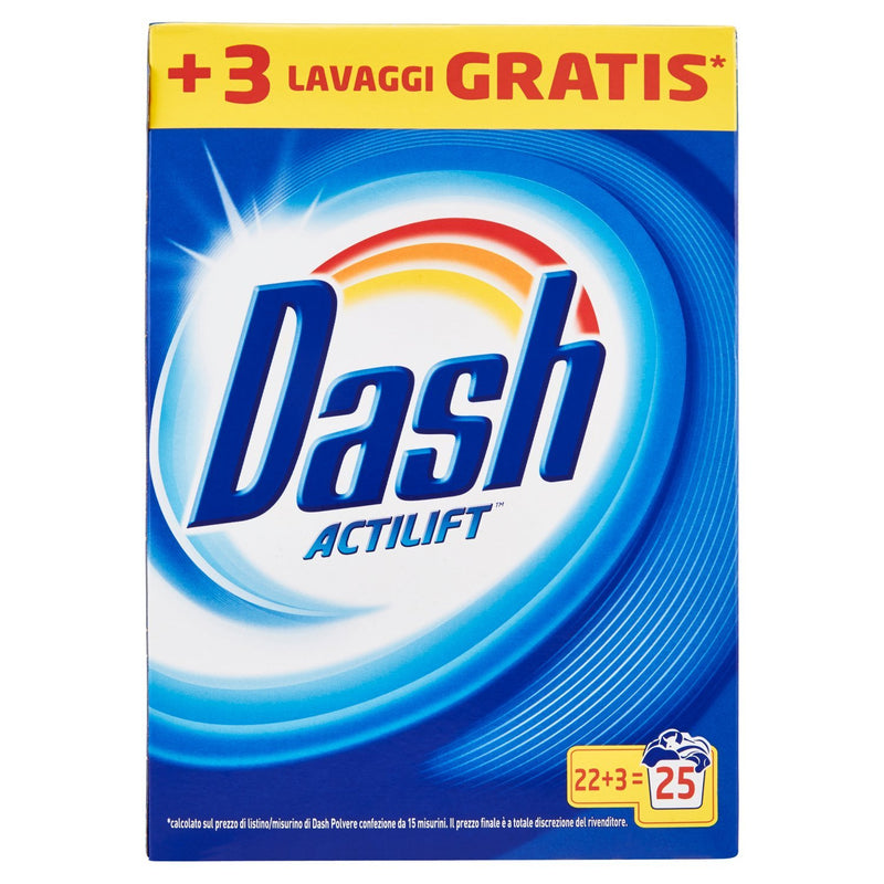 Dash Powder Laundry Detergent, Polvere Actilift