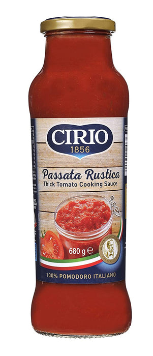 Cirio Crushed Tomatoes, Passata Rustica, 24 oz | 690g