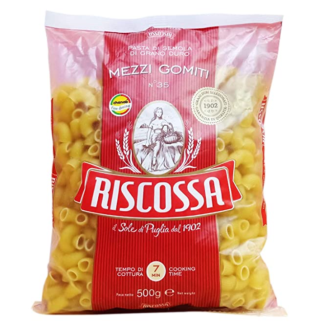 Riscossa Mezzi Gomiti Pasta, #35, 16 oz | 454g
