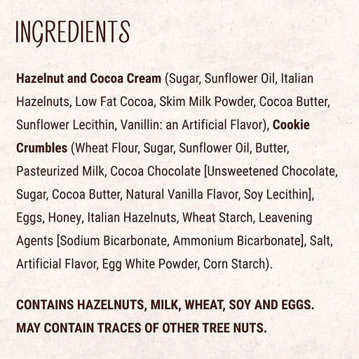 Pan Di Stelle Cream, Cocoa Hazelnut Spread, 100% Italian hazelnuts, Made in Italy, Chocolate spread, 11.6 oz.