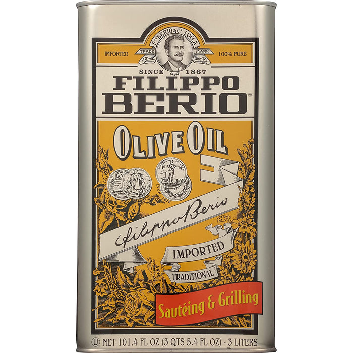Filippo Berio Pure Olive Oil, 128 oz | 1 Gal