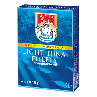 Podravka Eva Light Tuna Fillets in Olive Oil, 3.5 oz | 100g