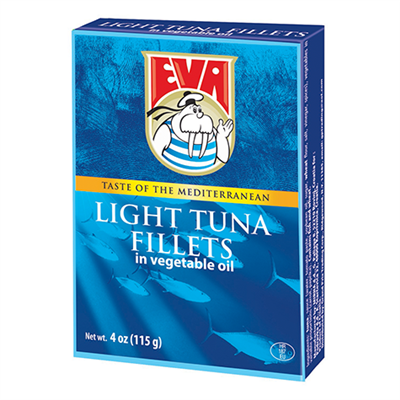 Podravka Eva Light Tuna Fillets in Olive Oil, 4 oz | 115g