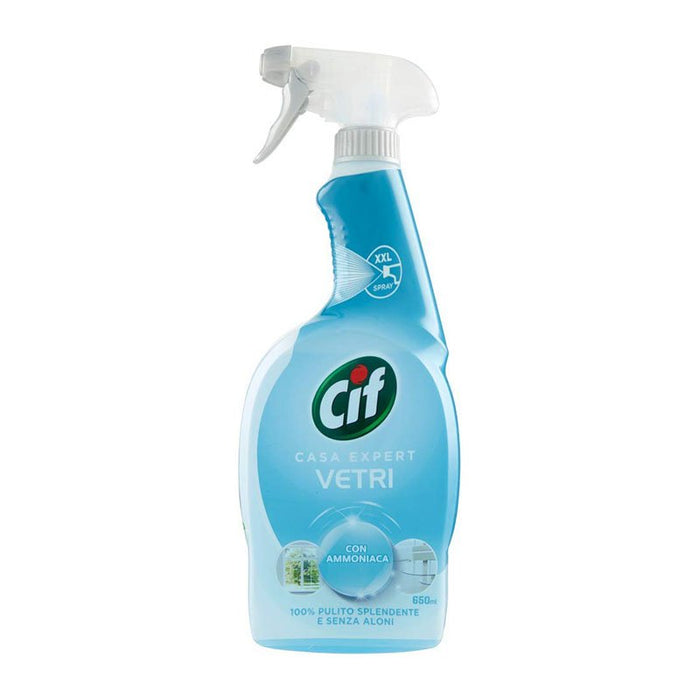 Cif Professional Vetri, Glass With Ammonia Cleaner, 650 ml