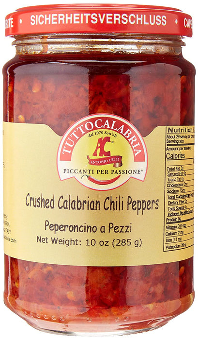 Tutto Calabria Crushed Hot Chili Peppers, 10.2 oz | 290g