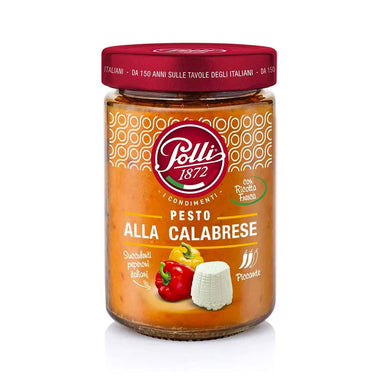 Polli Pesto Sauce Ricotta Cheese & Peppers, 6.7 oz | 190g