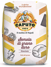 Caputo Semola Rimacinata - Double Milled Durum Wheat Semolina, 2.2 lb