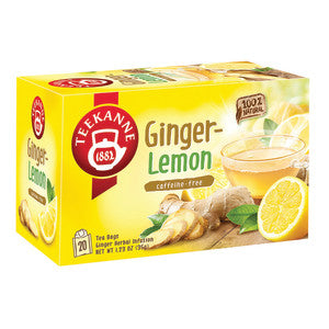 Teekanne Ginger Lemon Tea, 20 Tea Bags, 60g