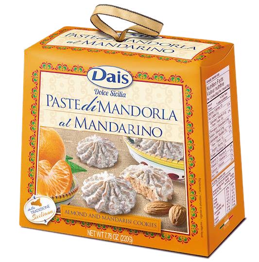 Dais Almond Cookies with Clementine, 7.76 oz | 220g