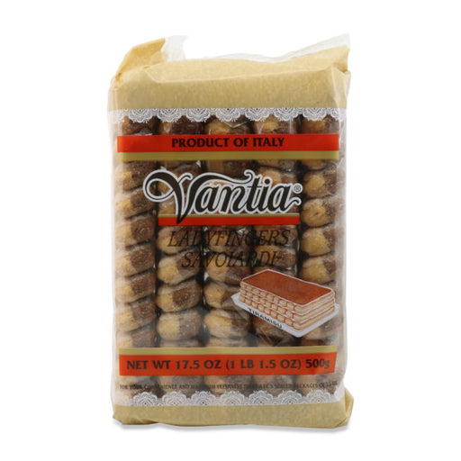 Vantia Chocolate & Plain Savoiardi, 17.5 oz | 500g